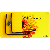 Black Vertical Flower Box Bracket 04038 by Novelty Manufacturing Best Price