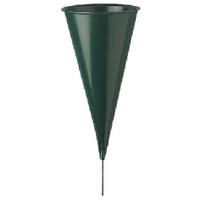4 Inch Green Plastic Cemetery Vase 05071 by Novelty Manufacturing Best Price