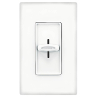 Skylark White 1 Pole Incand Slide Dimmer S-600H-WH by Lutron Electronics