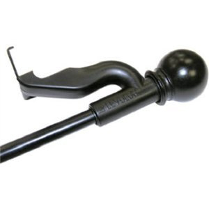 28 48 Black Twist/Fit Rod 7004244449 by Levolor Best Price