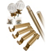 66 120 Inch Brass Ball Rod Set 43985.743 by Levolor