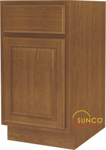 18 Inches Oak Base Cabinet B18RT by Sunco Best Price