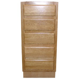 18 Inch Oak 3 Draw Unit DB18RT by Sunco Best Price