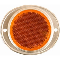 3 Inch Amber Ovalalu Reflector V472A by Clean Rite Blazer International Best Price