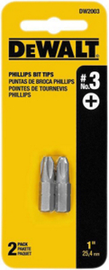 #3 Phillips Insert Bit Tip DW2003 by Dewalt Power Tools Best Price
