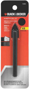 Glass and Tile Carbide Tip Drill Bit 1/2 Inch 16905 by Black and Decker Power Tools Best Price