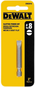 # 8 Slotted 2 Inch Power Bit DW2016 by Dewalt Power Tools Best Price