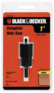 1 Inch Hole Saw With Mandrel 79-361 by Black and Decker Power Tools Best Price
