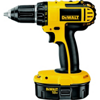18 Volt Compact Drill With Keyless Chuck DC720KA by Dewalt Power Tools