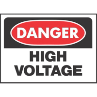 10 By 14 Inch Danger Volt Sign 508 by Hy Ko