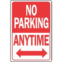 No Parking Anytime Highway Sign HW-1 by Hy Ko