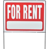 For Rent With Frame Yard Sign RSF-603 by Hy Ko