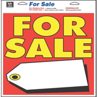 For Sale Sign With Tag 22606 by Hy Ko