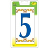 4 Inch Ceramic Tile Number 5 TL-40/5 by Hy Ko