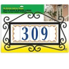 Black Large Tile Address Plaque AK-TL5 by Hy Ko