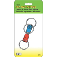 3 Way Pull Apart Key Ring KC114 by Hy Ko