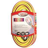 Stripes Cord Purple With Gold Stripe Lite 02548-88-22 by Coleman Cable