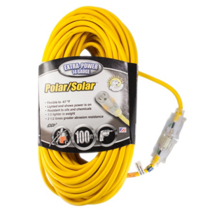 100 Foot 14/3 Outdoor Extension Cord 01489 by Coleman Cable Best Price