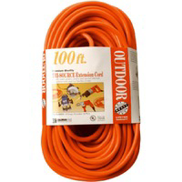 100 Foot 14/3 3 Outlet Extension Cord 04219 by Coleman Cable Best Price