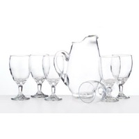 7 Piece Pitcher and Glass Set 3716YS6B by Libbey Glass Best Price