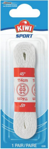 Kiwi Kiwi Flat White Shoe Lace 45 Inch 666-038 by Kiwi Brands Best Price