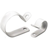18 Pack 1/4 Inch White Plastic Clamp PPC-1525 by Gardner Bender