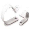 15 Pack 3/8 Inch White Plastic Clamp PPC-1538 by Gardner Bender