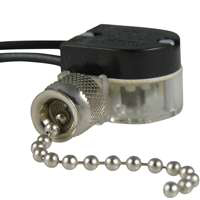 Nickel Plate Pull Chain On/off Switch GSW-31 by Gardner Bender
