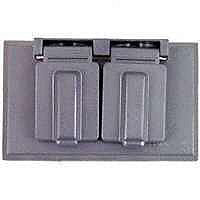 1 Gang Duplex Receptacle Cover S989-SP by Cooper Wiring Best Price