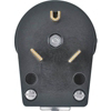 3 Wire Travel Trailer Plug Black 83-BOX by Cooper Wiring