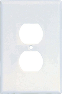 1 Gang Jumbo Duplex Receptical Plate White 2142W-BOX by Cooper Wiring Best Price