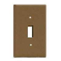 1 Gang Jumbo Toggle Wall Plate Brown 2144B-BOX by Cooper Wiring Best Price