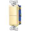Deco Duplex Switch Ivory 7728V-SP by Cooper Wiring