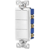 Deco Combo 3Single Switches Wh 7729W-SP by Cooper Wiring