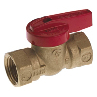 1/2 Inch Ips Gauge Gas Valve 110-523 HC by B and K Mueller