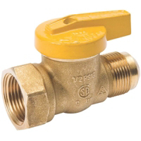 15/16 By 3/4 Straight Ball Gas Valve 114-524 by B and K Mueller
