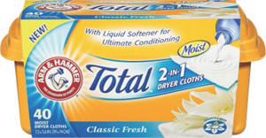 Arm and Hammer 2In1 Dryer Cloth Classic Fresh 14660 by Church and Dwight Best Price