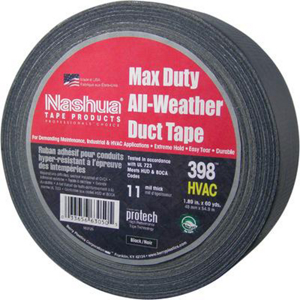 2 Inch By 60 Yard Black Duct Tape 3989020400 by Berry Plastics Tapes Coating Best Price