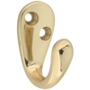 Bright Brass Single Prong Hook 80-3948 by Stanley Hardware
