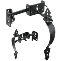 Professionals Choice Black Heavy Duty Latch and Pull Set 62-2044 by Stanley Hardware