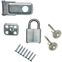 Lifespan Padlock and Hasp Combo Zinc Plated 39-9700 by Stanley Hardware