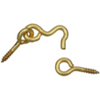 Brass Hook and Eye 75-0600 by Stanley Hardware