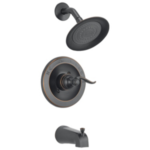 Brz Sgl Tub/Shwr Faucet 144996-OB by Delta Faucet Best Price