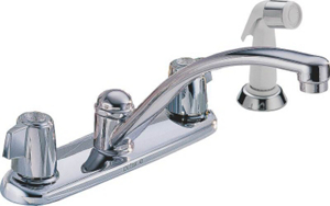 2Knob Kitch W/Spra Chrm Led Fr 2400-LF by Delta Faucet Best Price