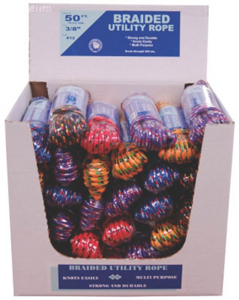 3/8X50 Brd Ply Rope Asst Color 99012 by TW Evans Cordage Best Price