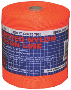 #18 By 1088 Foot Twis Mason Line orng 11-191 by TW Evans Cordage Best Price