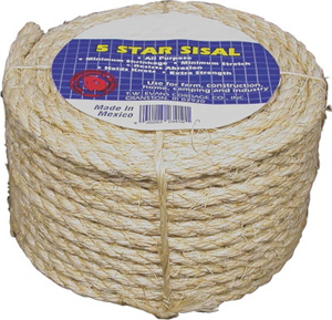 1/4 Inch By 100 Foot Sisal Rope Coilette 23-210 by TW Evans Cordage Best Price