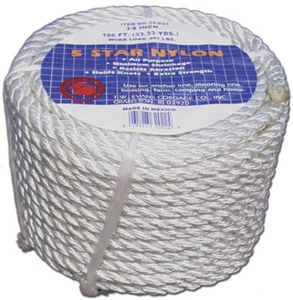 Buffalo Nylon 1/2 Inch By 50 Foot Twisted Nylon Rope 32-003 by TW Evans Cordage Best Price