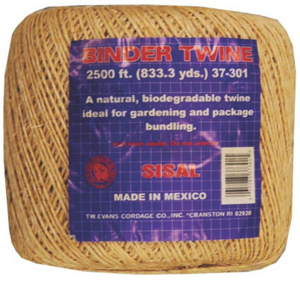 2500 Ft Binder Sisal Twine 37-301 by TW Evans Cordage Best Price