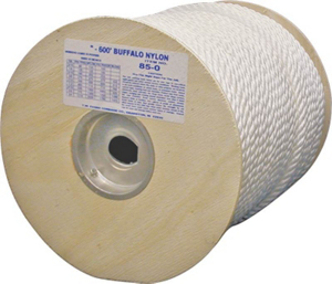 Buffalo Nylon 5/16 By 600 Twist Nylon Rope 85-060 by TW Evans Cordage Best Price
